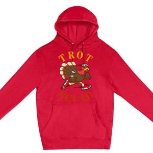 Trot Squad Thanksgiving Turkey Trot Costume Premium Pullover Hoodie