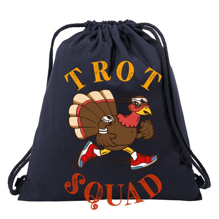 Trot Squad Thanksgiving Turkey Trot Costume Drawstring Bag