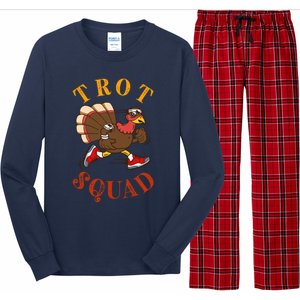 Trot Squad Thanksgiving Turkey Trot Costume Long Sleeve Pajama Set