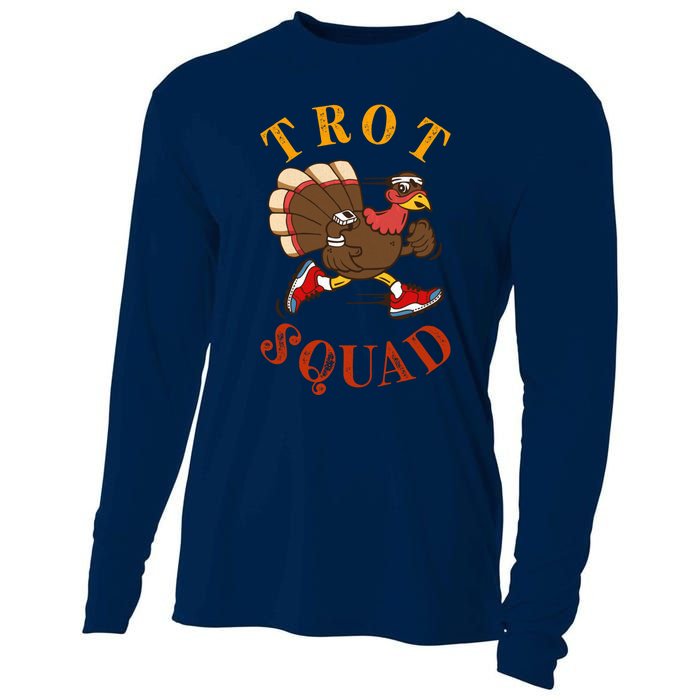 Trot Squad Thanksgiving Turkey Trot Costume Cooling Performance Long Sleeve Crew