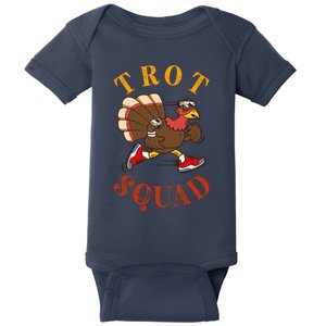 Trot Squad Thanksgiving Turkey Trot Costume Baby Bodysuit