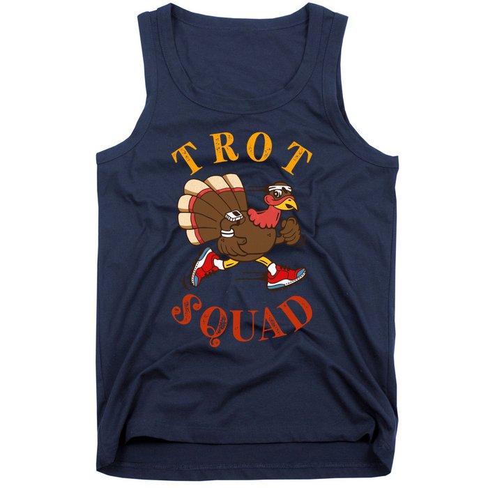 Trot Squad Thanksgiving Turkey Trot Costume Tank Top