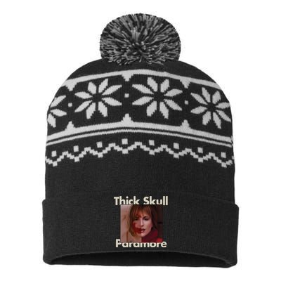 Thick Skull USA-Made Snowflake Beanie