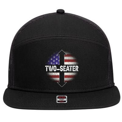 Two Seater Two Seater 7 Panel Mesh Trucker Snapback Hat