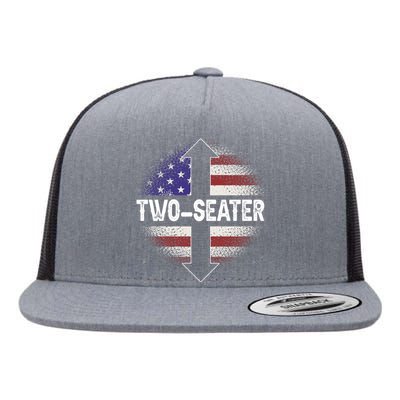 Two Seater Two Seater Flat Bill Trucker Hat