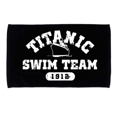 Titanic Swim Team Sports History Navy Sarcastic Funny Microfiber Hand Towel