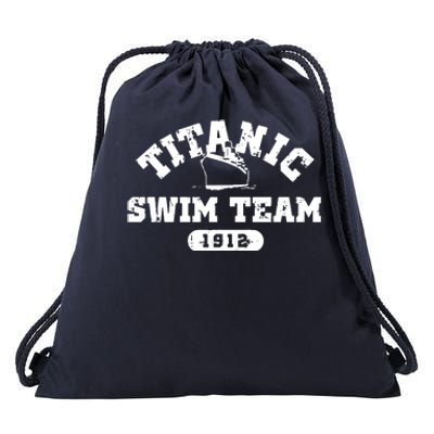 Titanic Swim Team Sports History Navy Sarcastic Funny Drawstring Bag