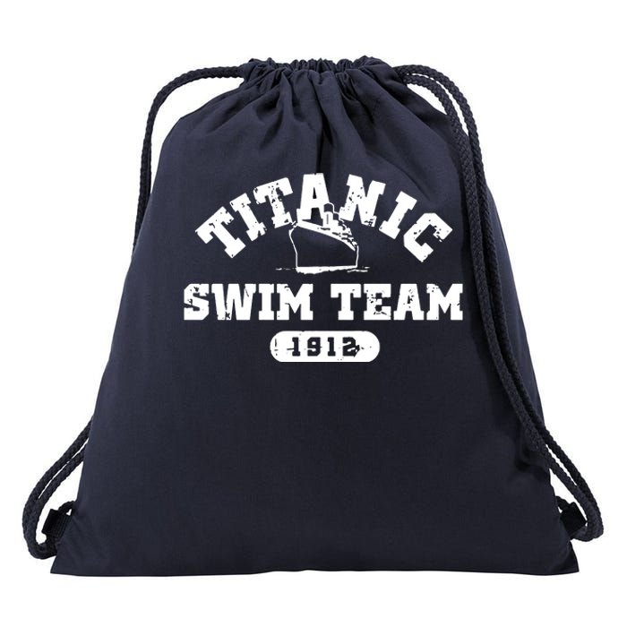 Titanic Swim Team Sports History Navy Sarcastic Funny Drawstring Bag