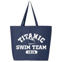 Titanic Swim Team Sports History Navy Sarcastic Funny 25L Jumbo Tote