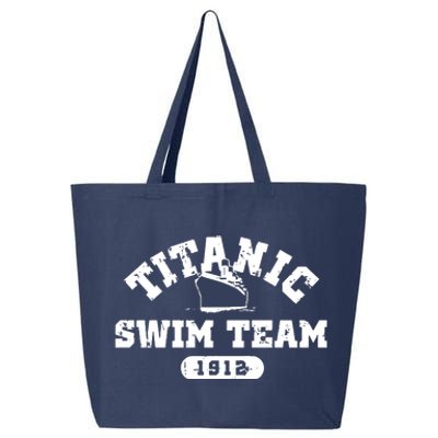 Titanic Swim Team Sports History Navy Sarcastic Funny 25L Jumbo Tote