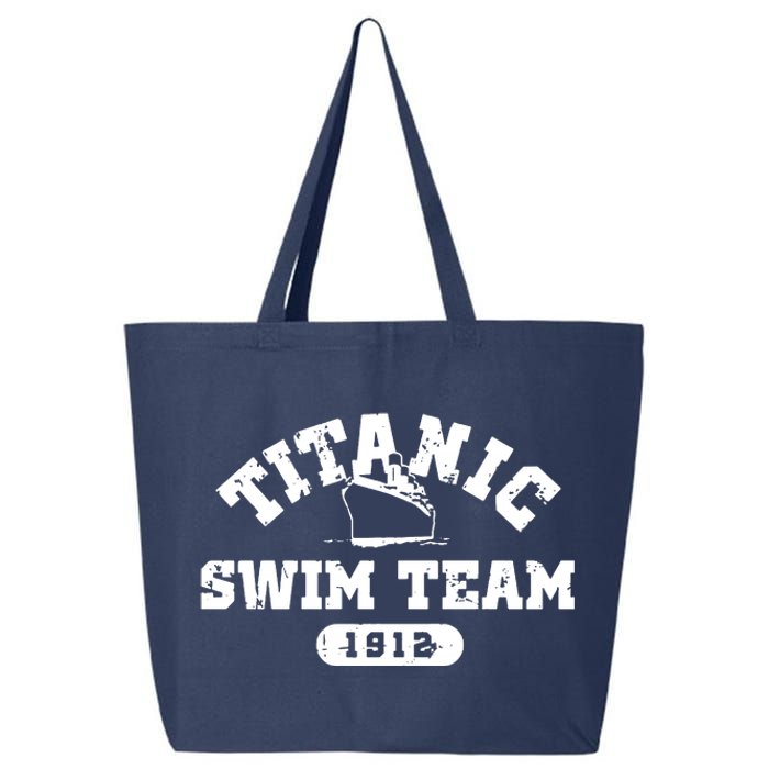 Titanic Swim Team Sports History Navy Sarcastic Funny 25L Jumbo Tote