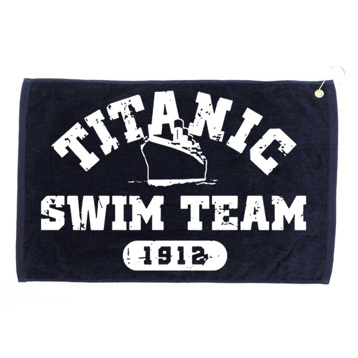 Titanic Swim Team Sports History Navy Sarcastic Funny Grommeted Golf Towel