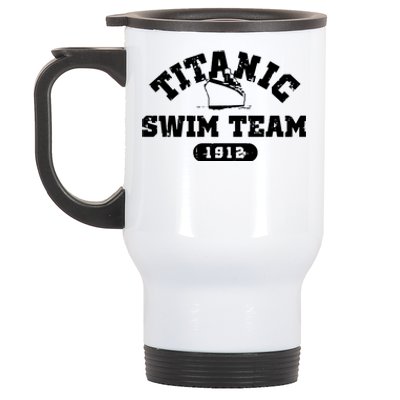 Titanic Swim Team Sports History Navy Sarcastic Funny Stainless Steel Travel Mug