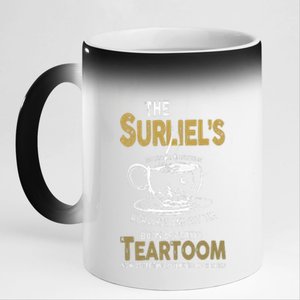 The SurielS Tearoom Mystical Book Acotar 11oz Black Color Changing Mug