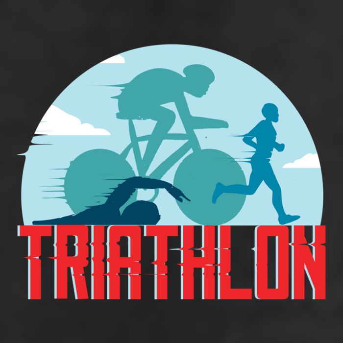 That Says Triathlon Gift 7 Panel Mesh Trucker Snapback Hat