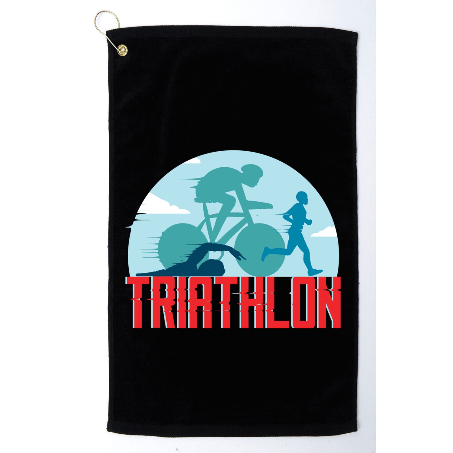 That Says Triathlon Gift Golf Towel