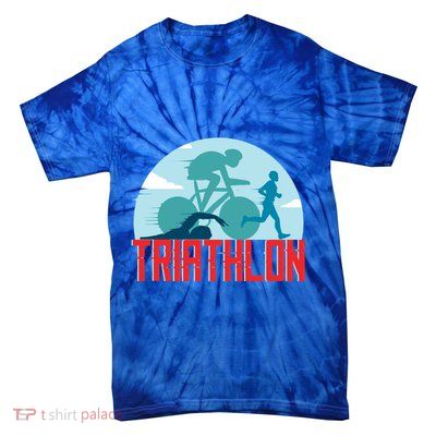 That Says Triathlon Gift Tie-Dye T-Shirt