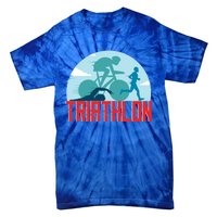 That Says Triathlon Gift Tie-Dye T-Shirt