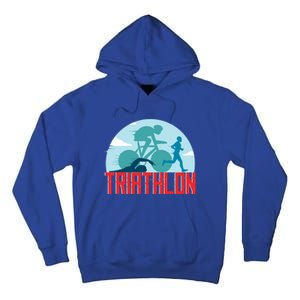 That Says Triathlon Gift Tall Hoodie