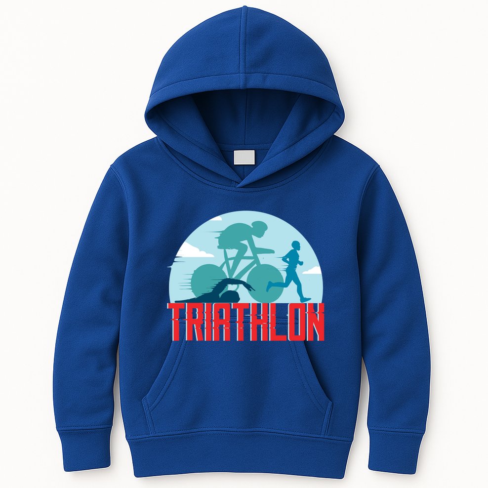 That Says Triathlon Gift Kids Hoodie