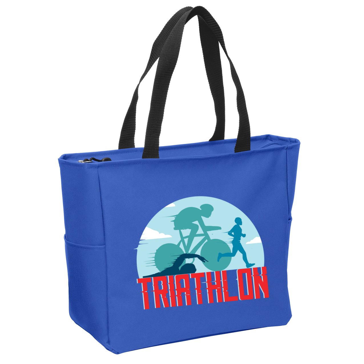 That Says Triathlon Gift Zip Tote Bag