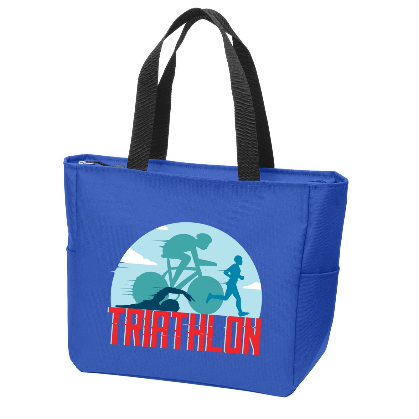 That Says Triathlon Gift Zip Tote Bag