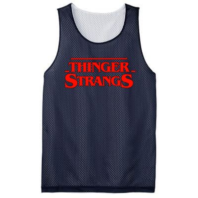 Thinger Strangs Mesh Reversible Basketball Jersey Tank