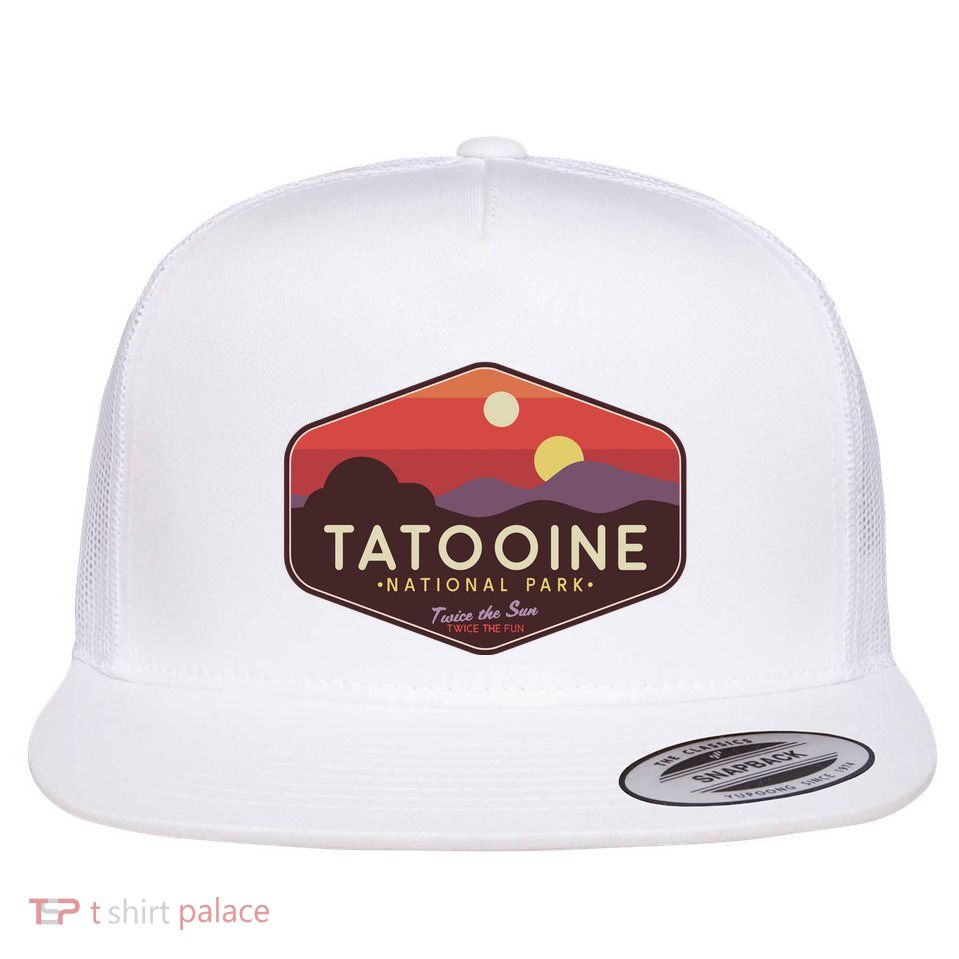 Tatooine Sunset Flat Bill Trucker Hat