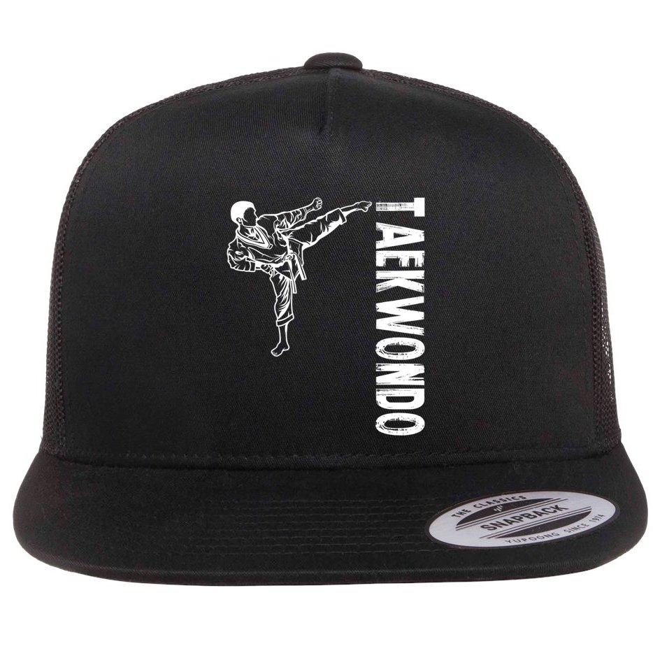 Tkd Sports Taekwondo Gift Flat Bill Trucker Hat