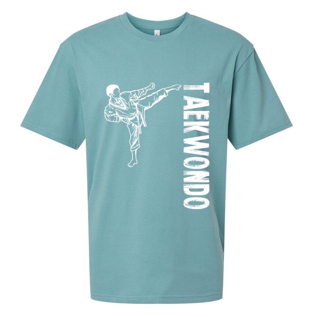 Tkd Sports Taekwondo Gift Sueded Cloud Jersey T-Shirt