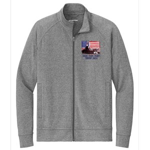 Trump Shooting Trump Assassination Trump Legends Trump 2024 Stretch Full-Zip Cadet Jacket