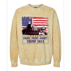 Trump Shooting Trump Assassination Trump Legends Trump 2024 Colorblast Crewneck Sweatshirt