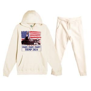 Trump Shooting Trump Assassination Trump Legends Trump 2024 Premium Hooded Sweatsuit Set