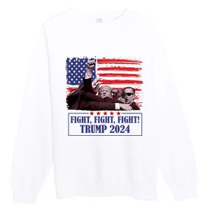 Trump Shooting Trump Assassination Trump Legends Trump 2024 Premium Crewneck Sweatshirt