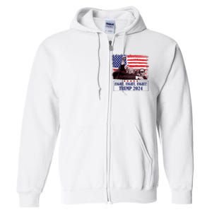 Trump Shooting Trump Assassination Trump Legends Trump 2024 Full Zip Hoodie