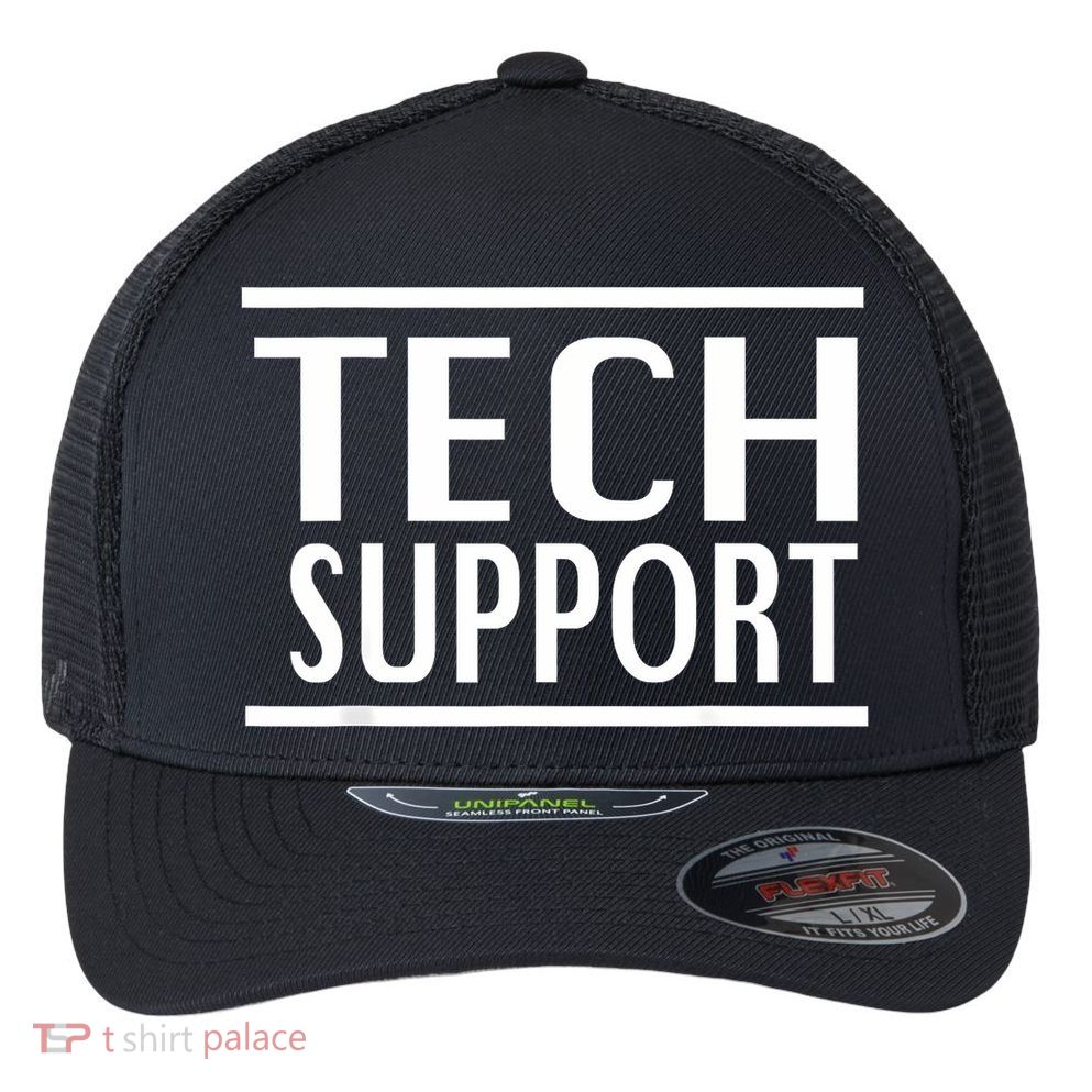 Tech Support Flexfit Unipanel Trucker Cap