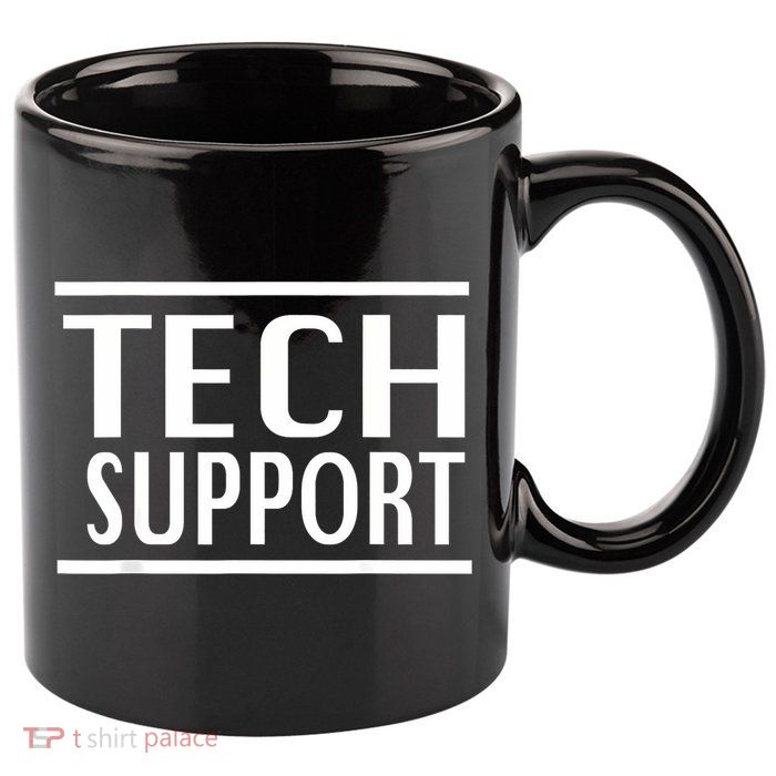 Tech Support 11oz C Handle Ceramic Mug