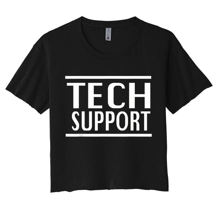 Tech Support Crop Top