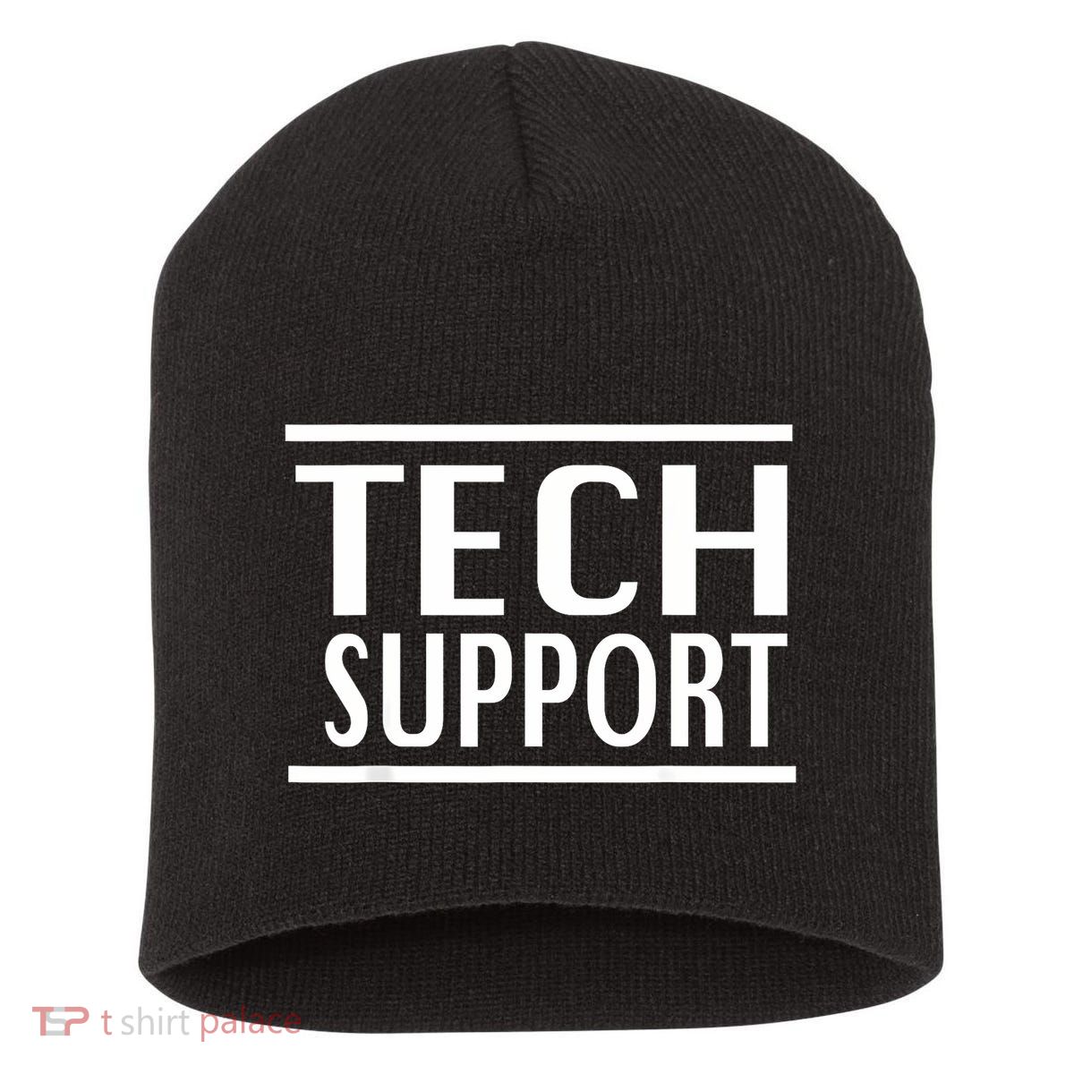 Tech Support Short Acrylic Beanie