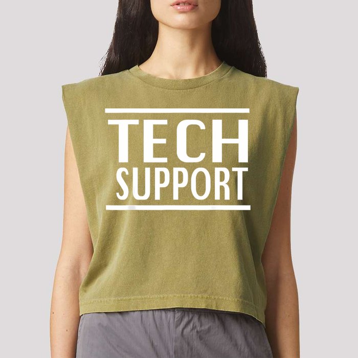 Tech Support Garment-Dyed Women's Muscle Tee