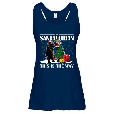 The Santalorian This Is The Way Funny Star Christmas Ladies Essential Flowy Tank