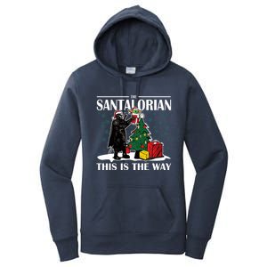 The Santalorian This Is The Way Funny Star Christmas Women's Pullover Hoodie