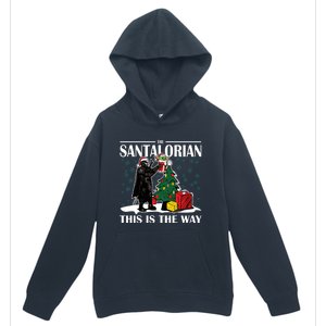 The Santalorian This Is The Way Funny Star Christmas Urban Pullover Hoodie