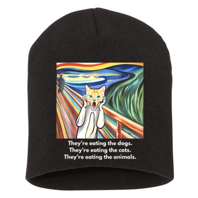 The Scream; TheyRe Eating The Dogs TheyRe Eating The Cats Short Acrylic Beanie