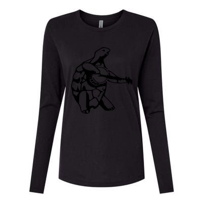 Terrapin Station Womens Cotton Relaxed Long Sleeve T-Shirt