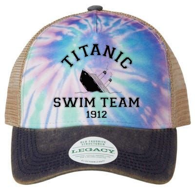 Titanic Swim Team Sports History Buff Sarcastic Legacy Tie Dye Trucker Hat