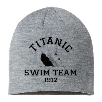 Titanic Swim Team Sports History Buff Sarcastic Sustainable Beanie