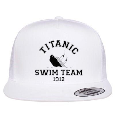 Titanic Swim Team Sports History Buff Sarcastic Flat Bill Trucker Hat