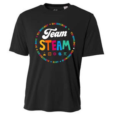 Team STEAM Teacher Back to School STEM Special Pre-K 1st Cooling Performance Crew T-Shirt