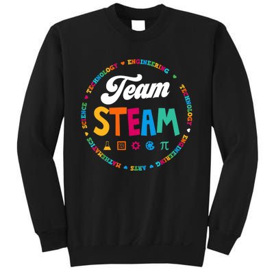 Team STEAM Teacher Back to School STEM Special Pre-K 1st Sweatshirt